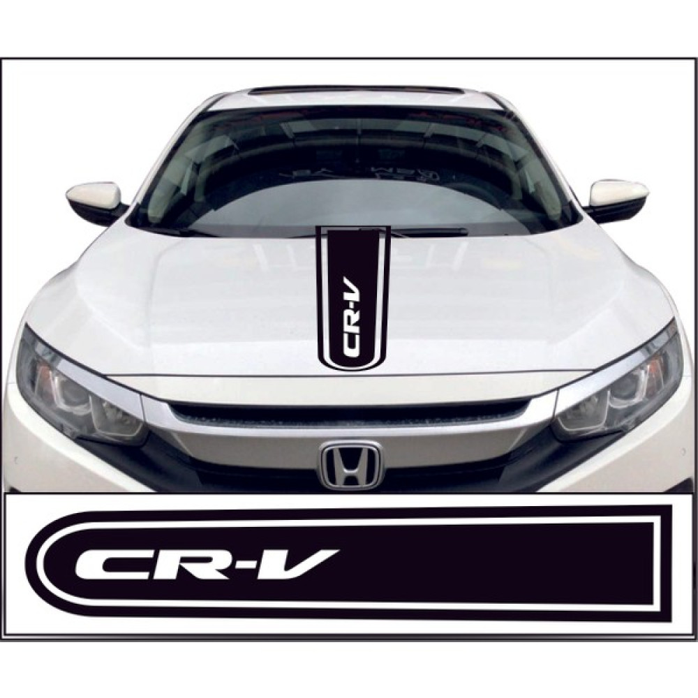 3M Honda Crv Logolu Otomobil Ön Kaput Şeridi Kaput Sticker Kırmızı Oto Boyaları Fiyatı