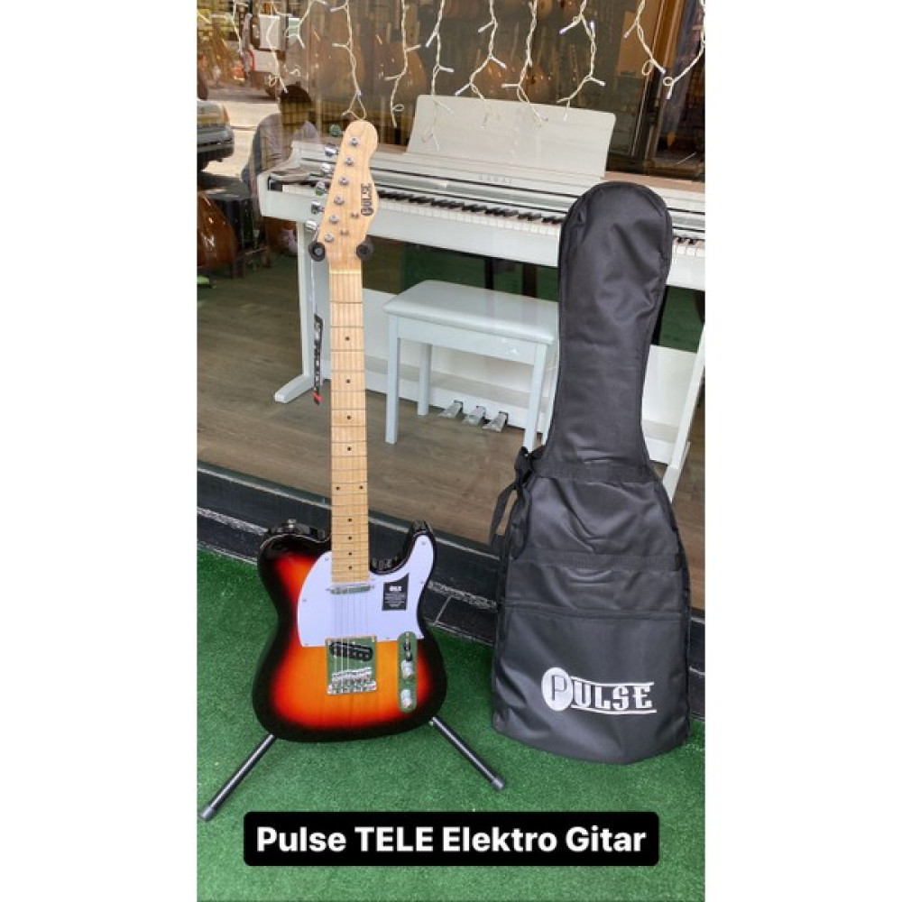 3M Music Elektro Gitar Telecaster Elektro Gitar Seti - Sunburst Elektro Gitarlar Fiyatı