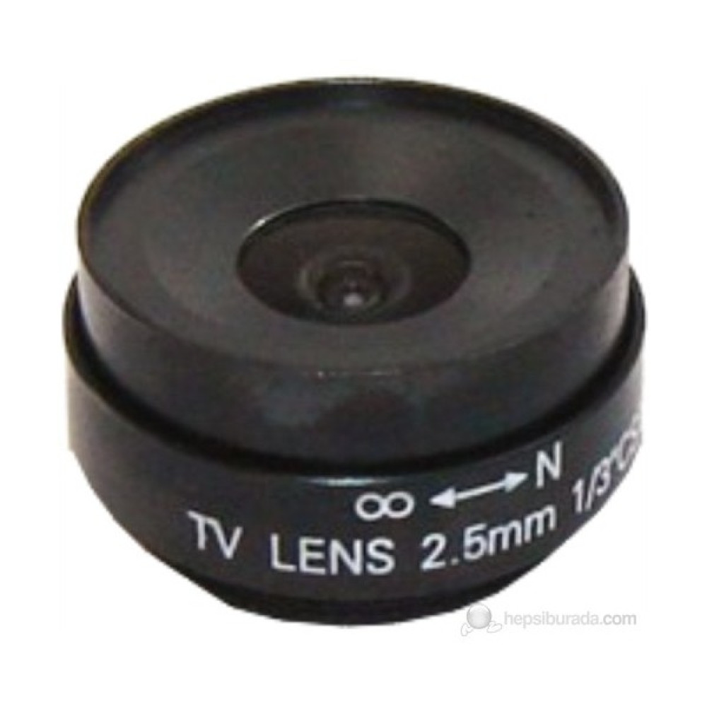 3MK-FL25 Sabit İris 2,5mm CCTV Lens - Geniş Açı Oto Boyaları Fiyatı
