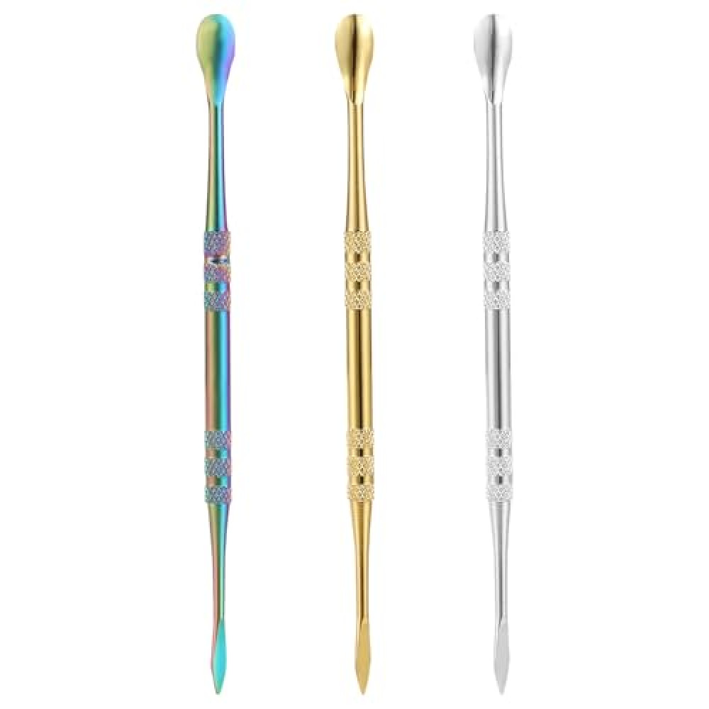 3pcs Wax Carving Tools Set, Stainless Steel Sculpture Tool Wax Tools Kit Sculpting Tool Spoon, Wax Carving Tool Set for Carving Modeling
