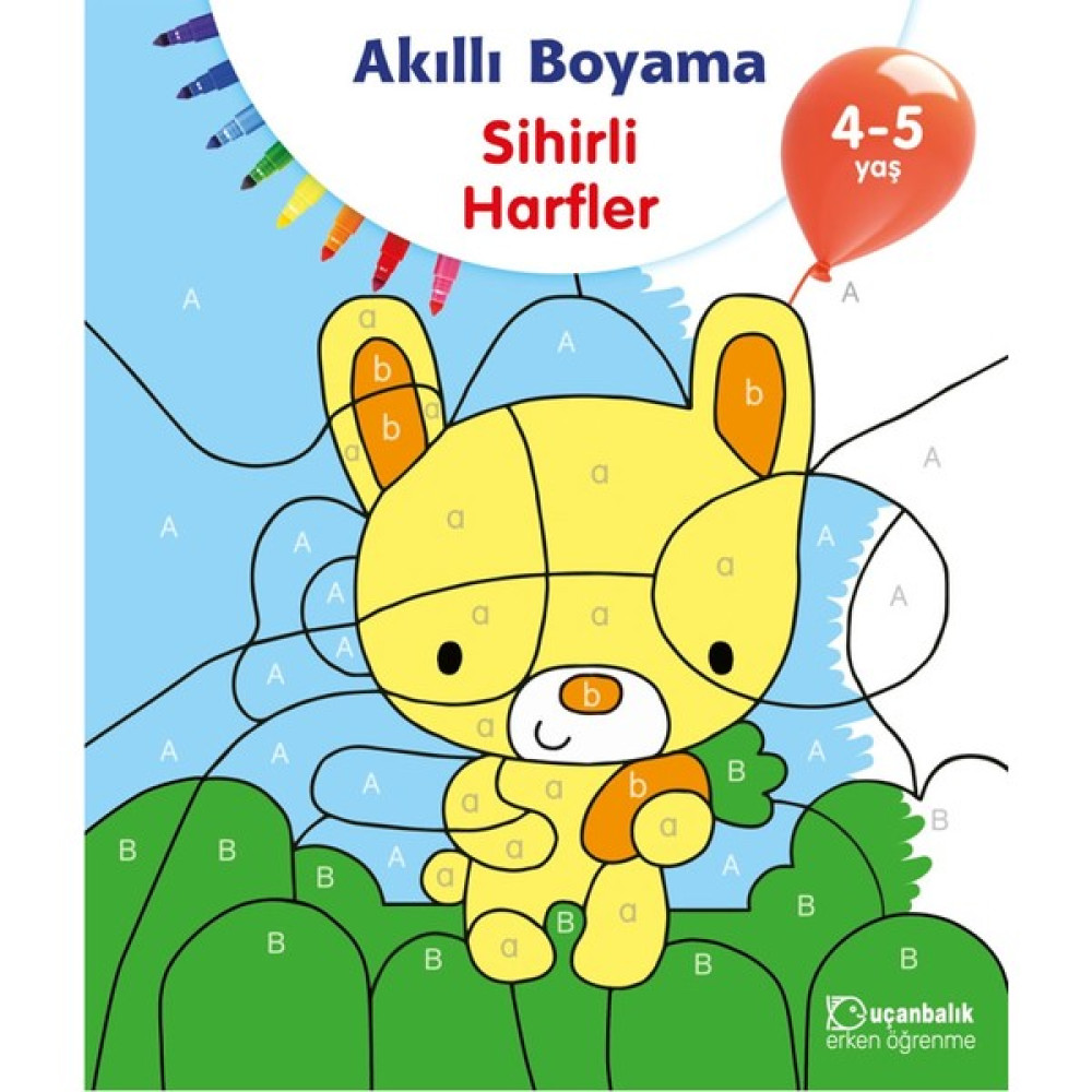 4-5 Yaş Sihirli Harfler Uçanbalık Yayıncılık Aktivite & Eğitici Kitaplar Fiyatı