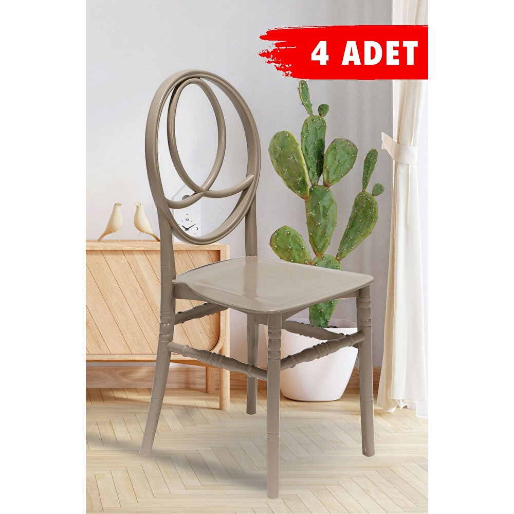 4 Adet Phoenix Cappucino Sandalye / Balkon-bahçe-mutfak Diğer Fiyatı