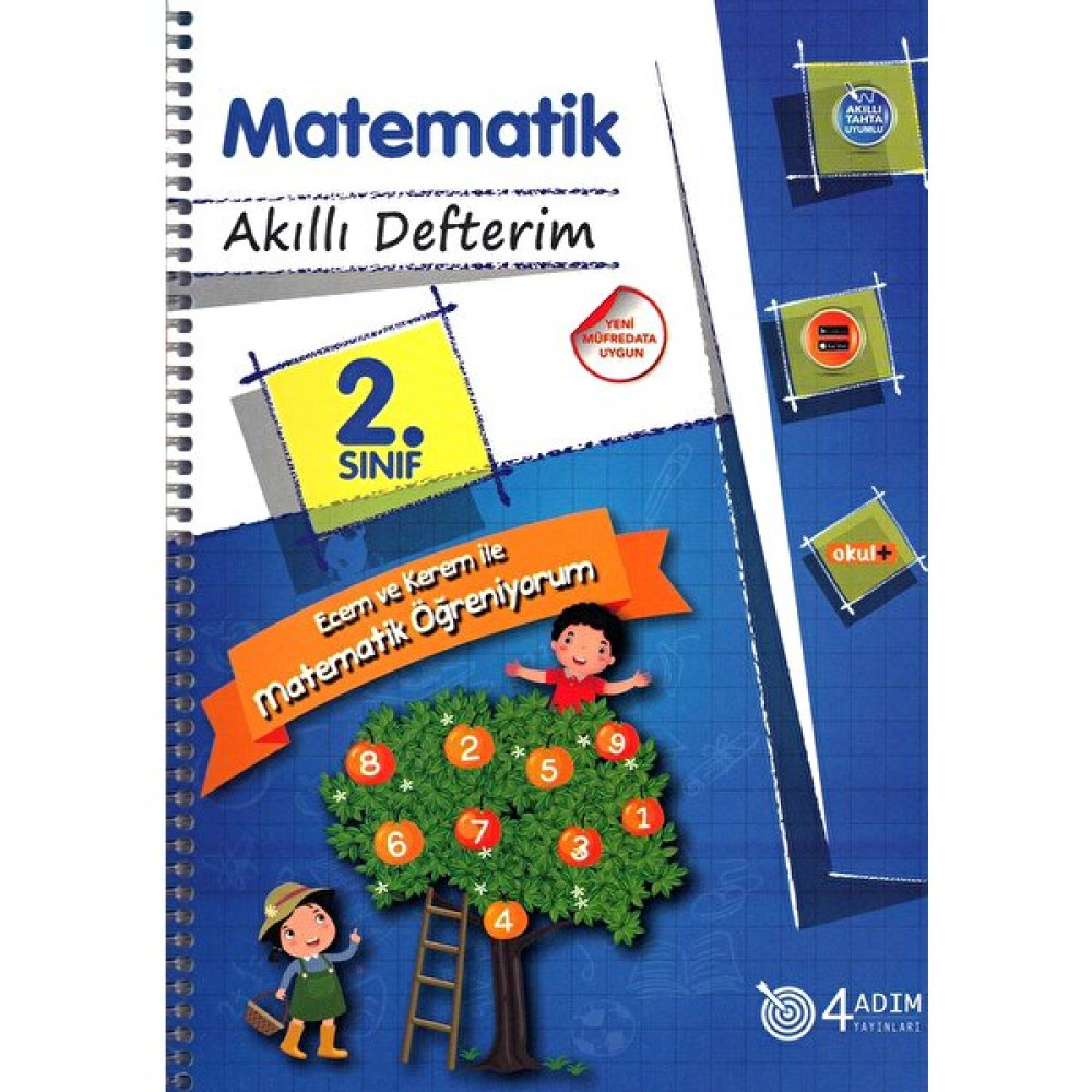 4 Adım 2. Sınıf Matematik Akıllı Defterim Matematik Fiyatı
