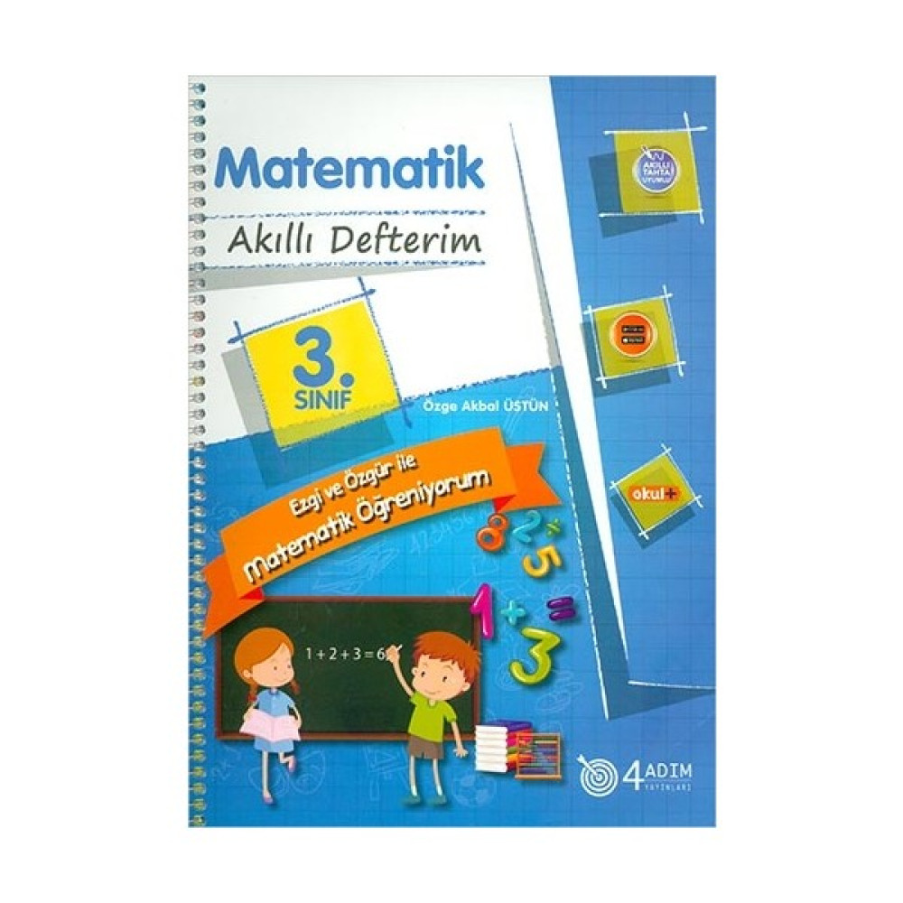 4 Adım 3. Sınıf Matematik Akıllı Defterim Matematik Fiyatı