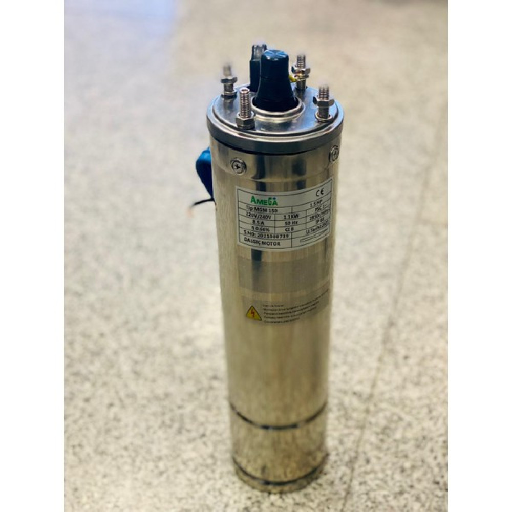 4'' Amega 3 Hp Tf Eco Motor Kısa Gövde Döküm Yağ Çemberli - 4'' 2,2 Kw 3 Hp Tf Deri̇n Kuyu Dalgıç Motor Oto Boyaları Fiyatı