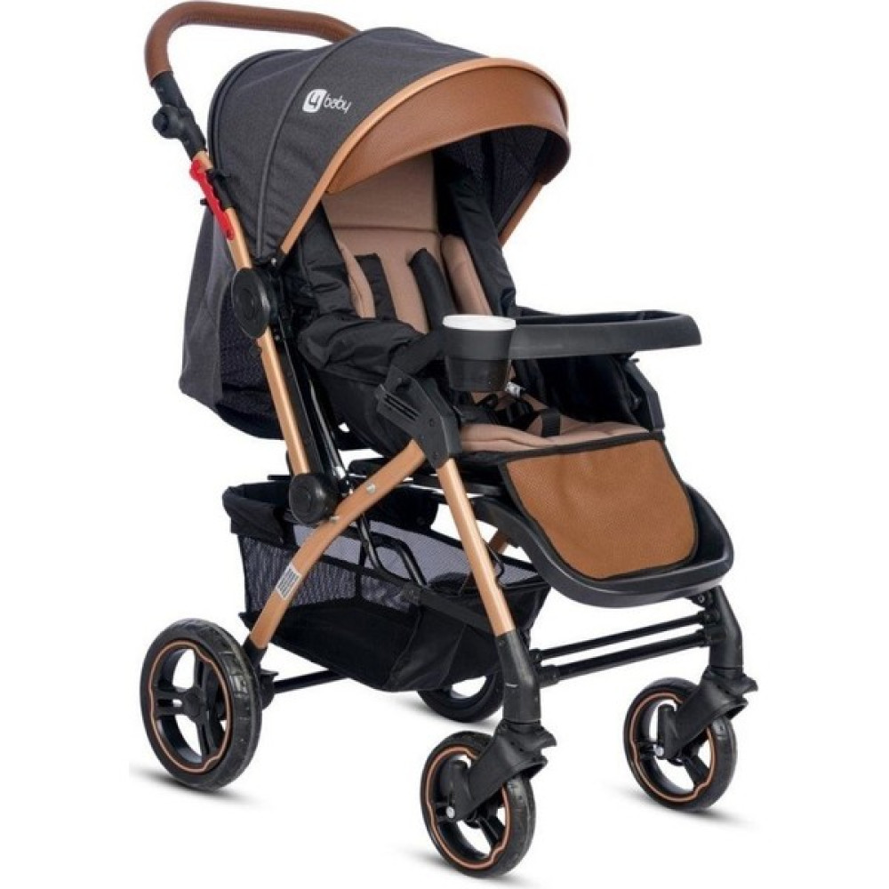 4 Baby Active Plus Gold Çift Yönlü Bebek Arabası Antrasit Bebek Arabası-Puset Aksesuarları Fiyatı