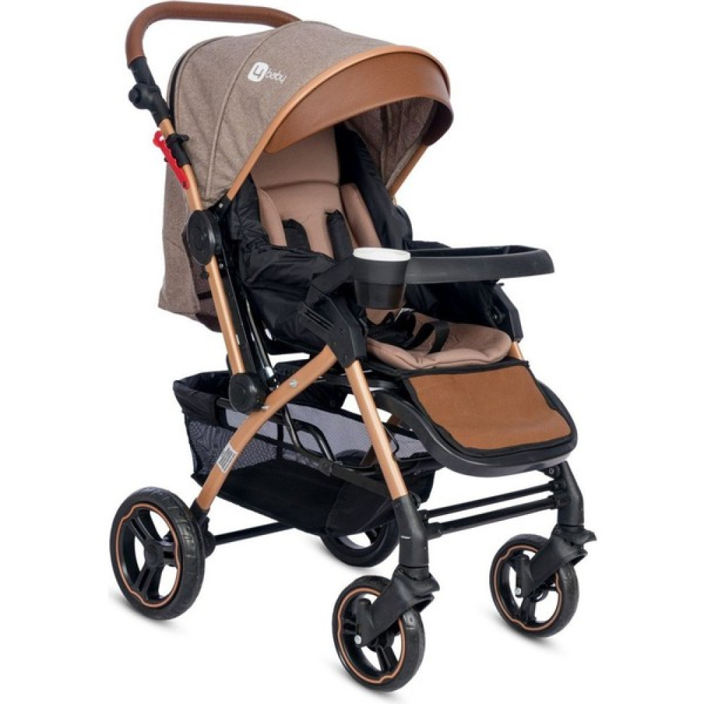 4 Baby Active Plus Gold Çift Yönlü Bebek Arabası Kahverengi Bebek Arabası-Puset Aksesuarları Fiyatı