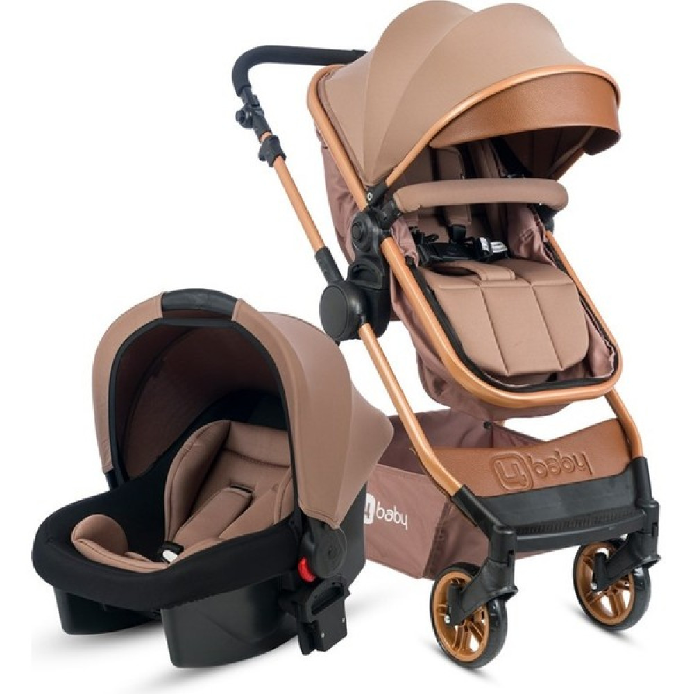 4 Baby Cool Travel Sistem Bebek Arabası - Açık Kahverengi Bebek Arabası-Puset Aksesuarları Fiyatı