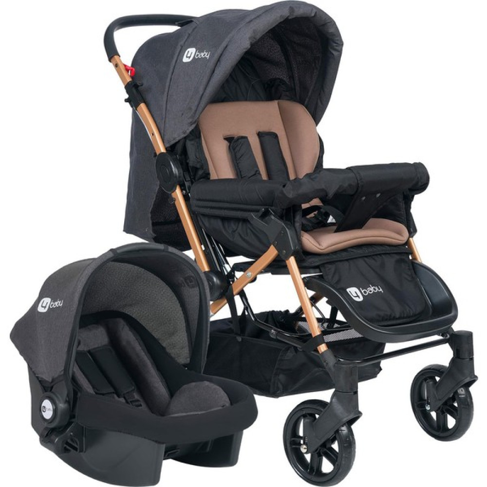 4 Baby Olympus Gold Travel Sistem Bebek Arabası Antrasit Bebek Arabası-Puset Aksesuarları Fiyatı