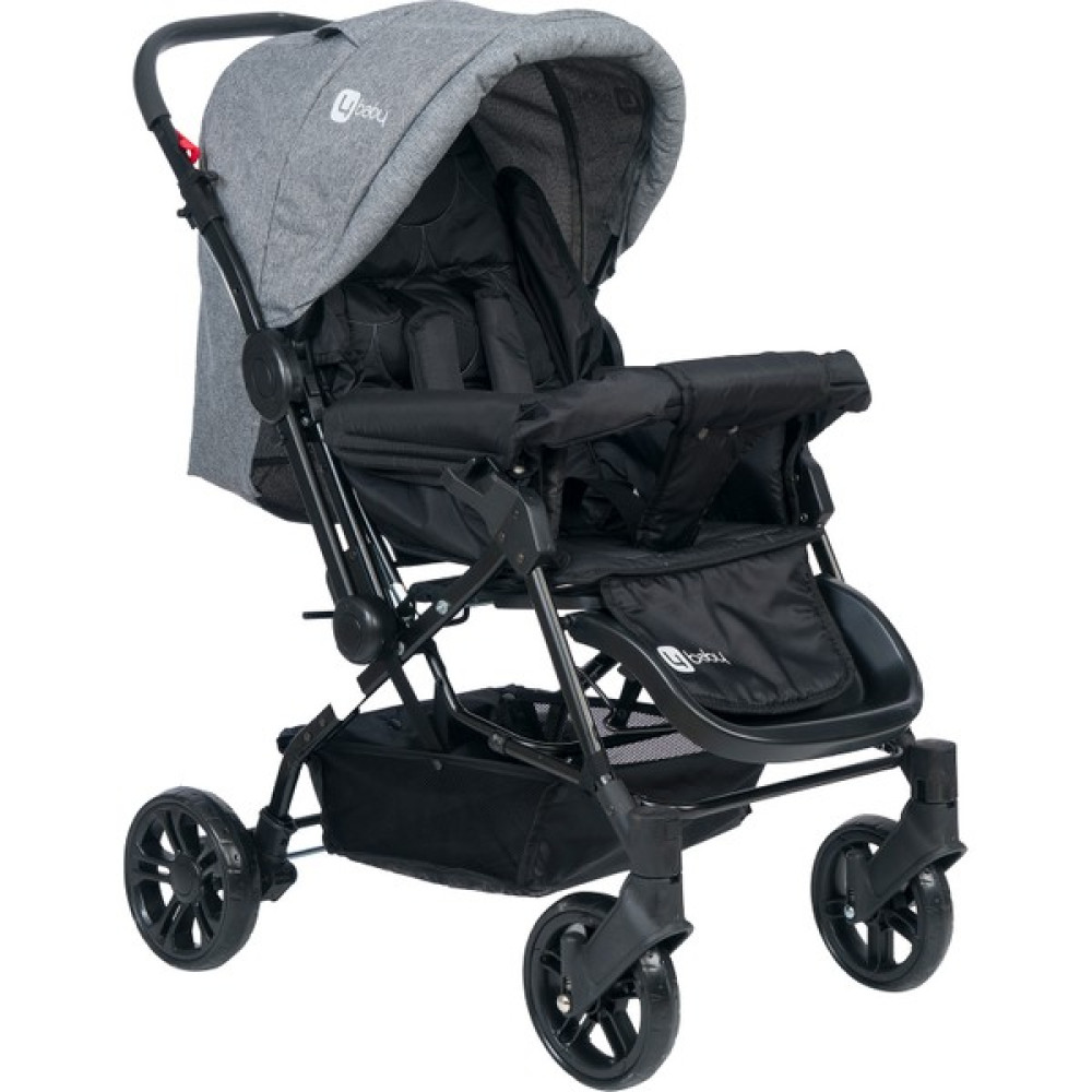 4 Baby Olympus Siyah Çift Yönlü Bebek Arabası Gri Bebek Arabası-Puset Aksesuarları Fiyatı