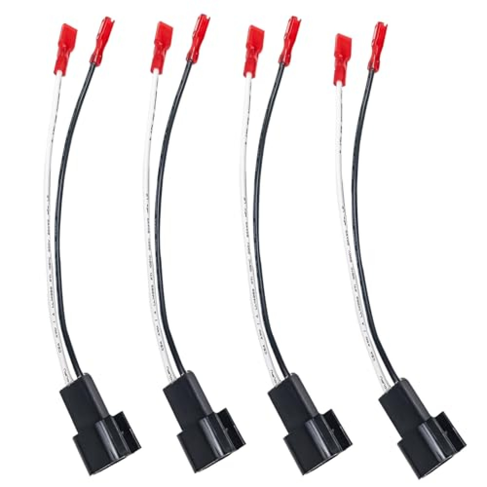 4 Pack 72-5600 Speaker Harness Car Front Rear Door Speakers Adapter Connector Adaptor Plug Compatible with Ford F150 F250 Escape Mustang Lincoln Mercury Mazda