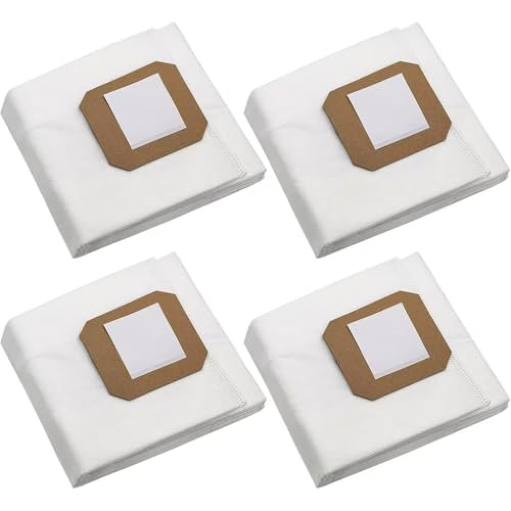 4 PACK Central Vacuum filter bag compatible with vacuum cleaner Maxum 5 7 9, DB5000-DB9000 vacuum bag H-P Central vacuum replaces vacuum filter bag