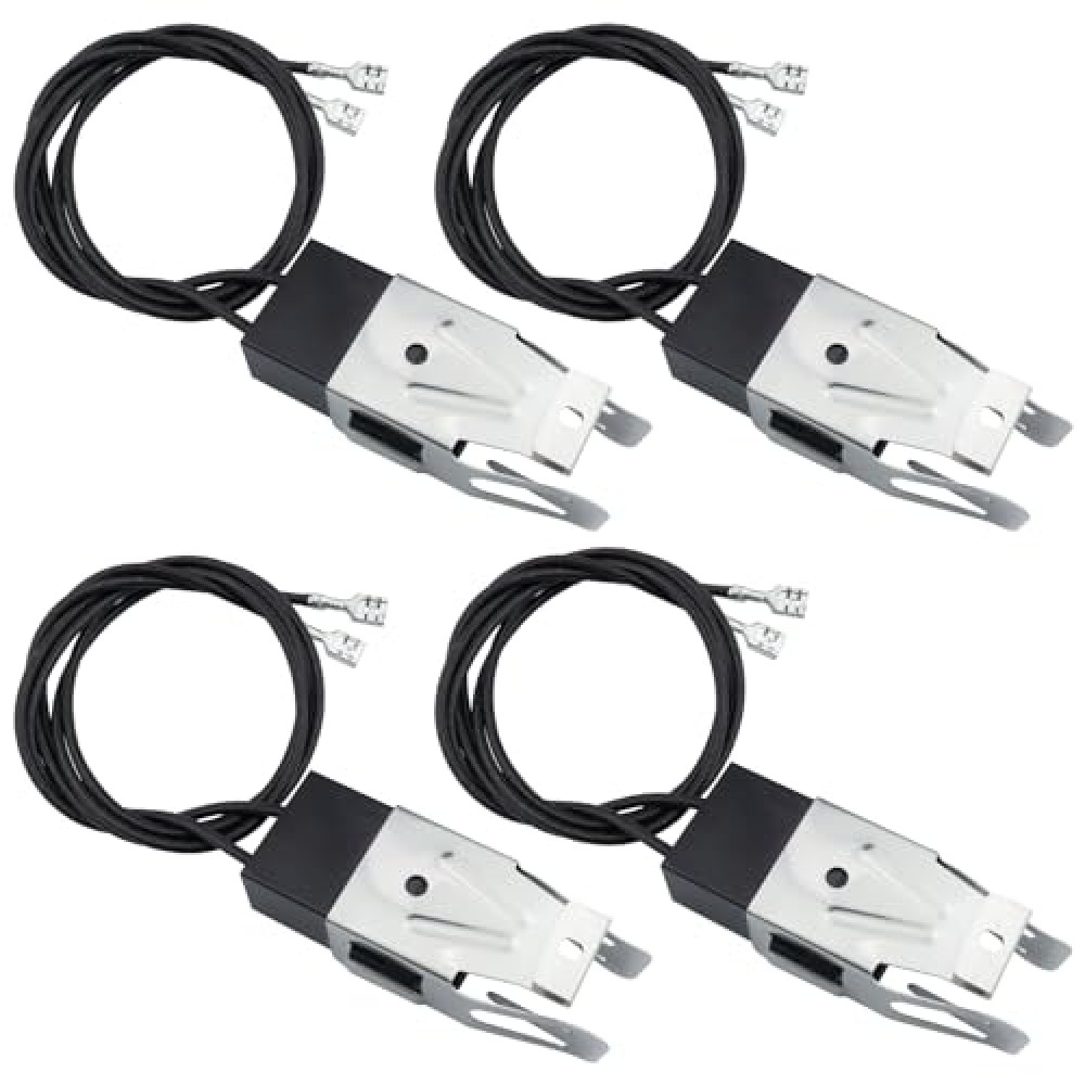4 Pack WB2X8228 Element Receptacle and Wire Kit Compatible with GE Hotpoint Electric Ranges Cooktops Electric Stove Burners - Repalces PS242972 AP2013499