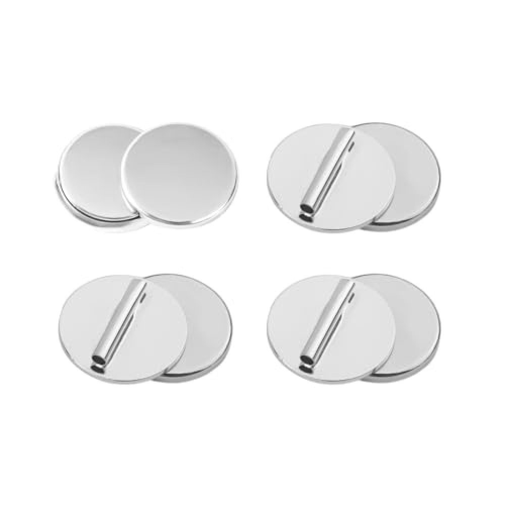 4 Pairs Mini Magnetic Pin Brooch Converters, Magnetic Clasps for Clothing Metal Pin Backs Almost Invisible Magnet Pin Converter for Hijab Scarf Shawls Thin Fabric
