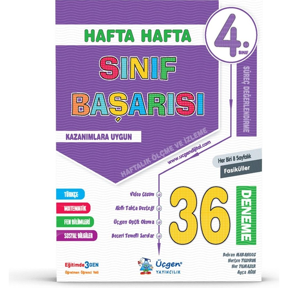 4. Sınıf Hafta Hafta - Sınıf Başarısı - 36 Fasikül Tüm Dersler Fiyatı