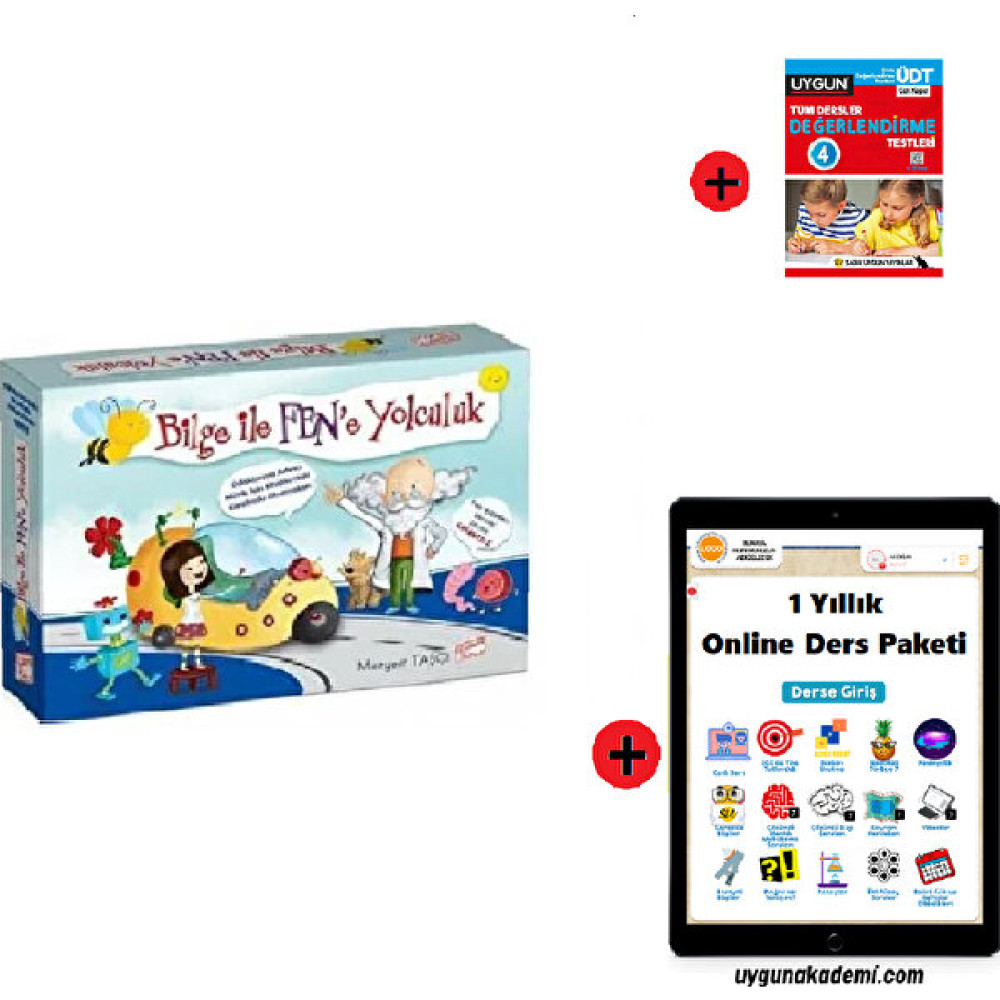 4. Sınıf Hikaye Seti Gizemli Bahçe Yayınları Bilge ile Fen'e Yolculuk + Sadık Uygun Yayınları 4. Sınıf Tüm Dersler Test Kitabı + 1 Yıllık Online De... Çocuk Masal Fiyatı