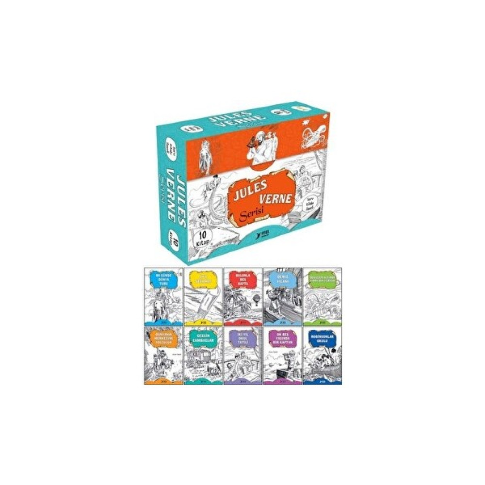 4. Sınıf Jules Verne Serisi (10 Kitaplık Set) - Jules Verne Çocuk Masal Fiyatı