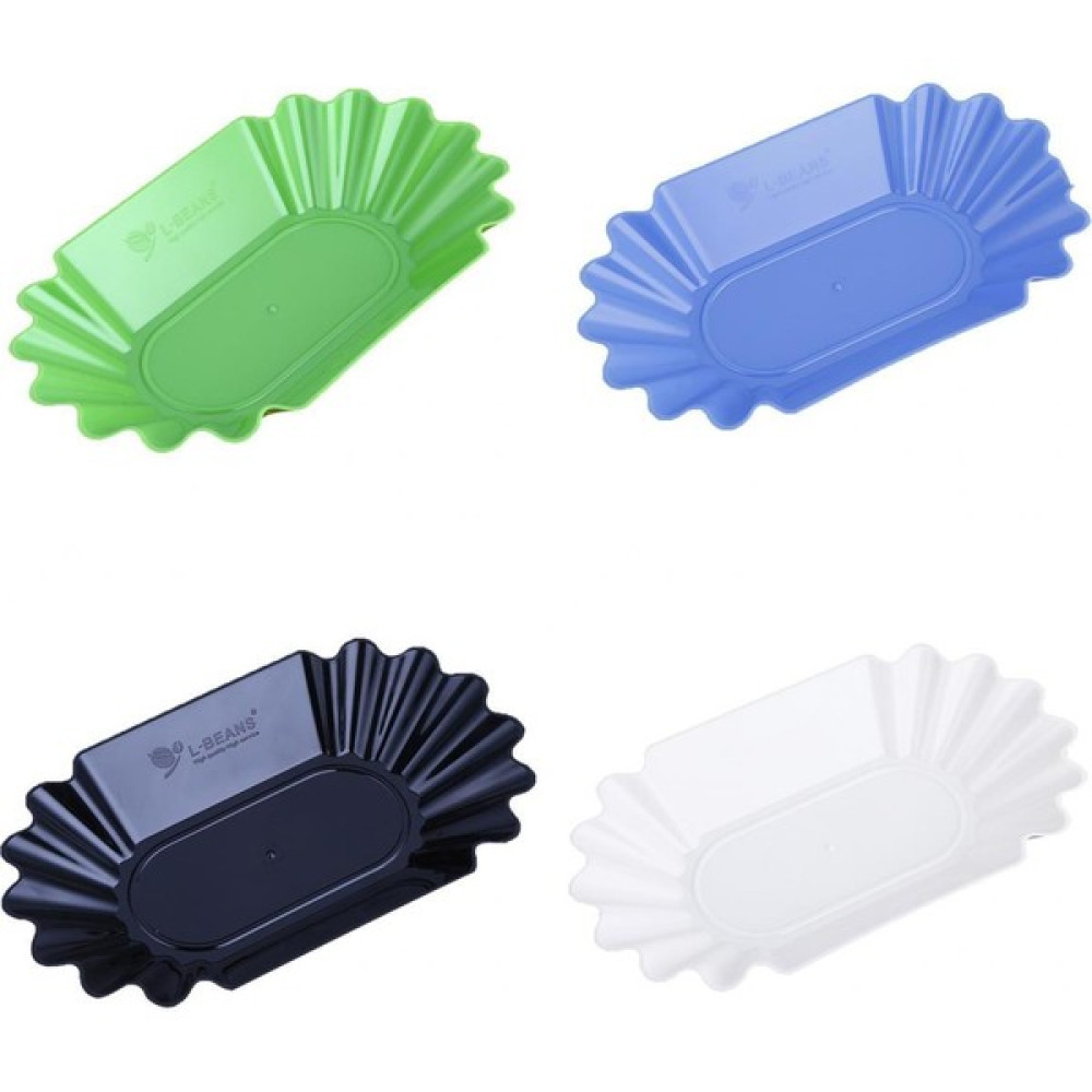 4 Takım Plastik Plaka Snack Servis Tepsi Oval Kahve Çekirdeği Tepsi Kahve Çukurluğu Servis Tepsisi Fiyatı