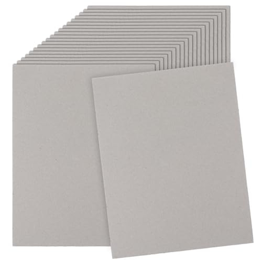 40 Sheets 12x9" Chip Board for Crafts, 0.5MM Thick Designer Book Board for Book Binding Cover Hardboard Paperboard for Book Binding Materials Cover