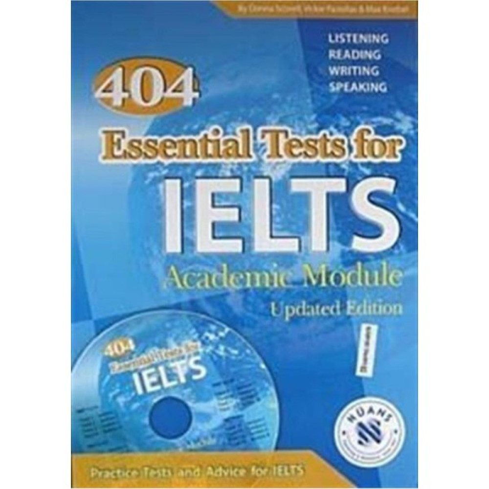 404 Essential Tests For Ielts - Academic Module With Mp3 Audio Cd Yabancı Dil Öğretici Kitaplar ve Eğitim Setleri Fiyatı