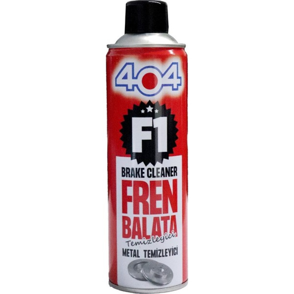 404 Fren Balata Temizleyici F1 Kırmızı 500ML Fren Bakım Spreyi Fiyatı