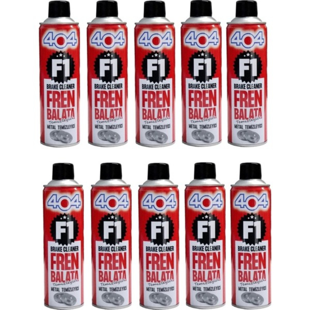 404 Fren Balata ve Genel Temizleyici Spreyi 500 ml 10 Adet Oto Boyaları Fiyatı