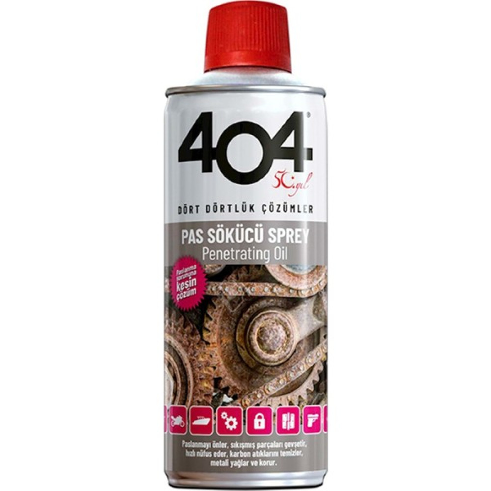 404 Pas Sökücü Sprey 200 ml Oto Yağlayıcılar Fiyatı