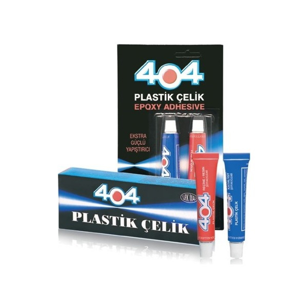404 Plastik Çelik Epoksi Yapıştırıcı Çift Karışımlı 41 gr Ikiz Tüp Nalburiye & Hırdavat Fiyatı
