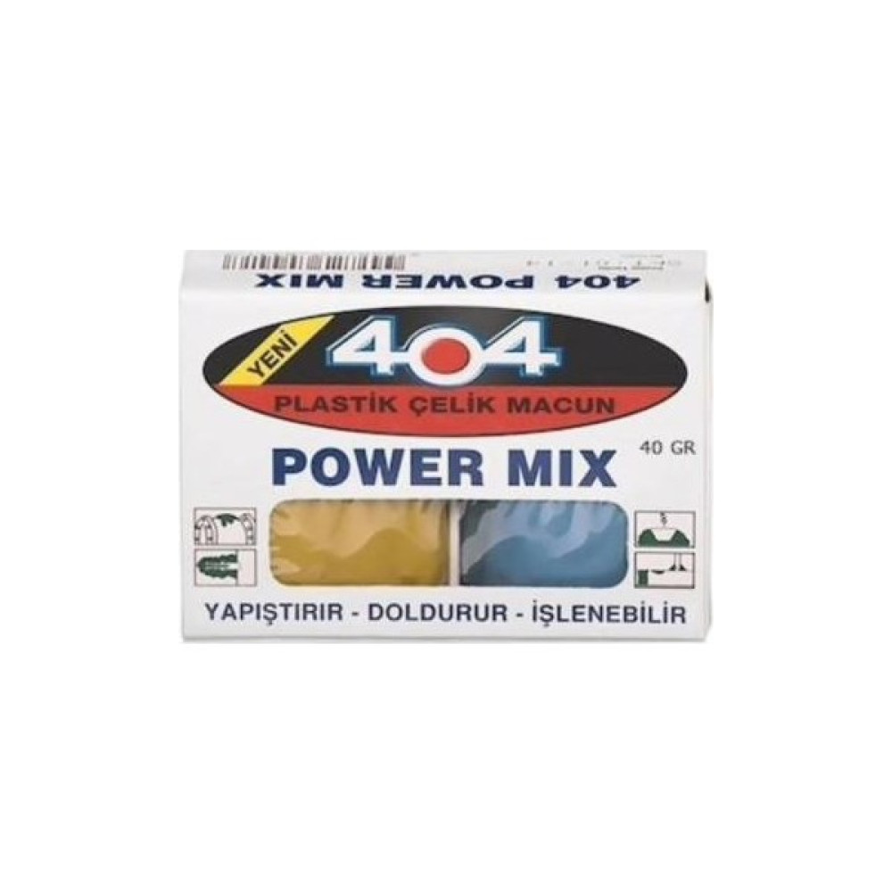 404 Power Mıx Plastik Çelik Macun Oto Bakım & Temizlik Ürünleri Fiyatı