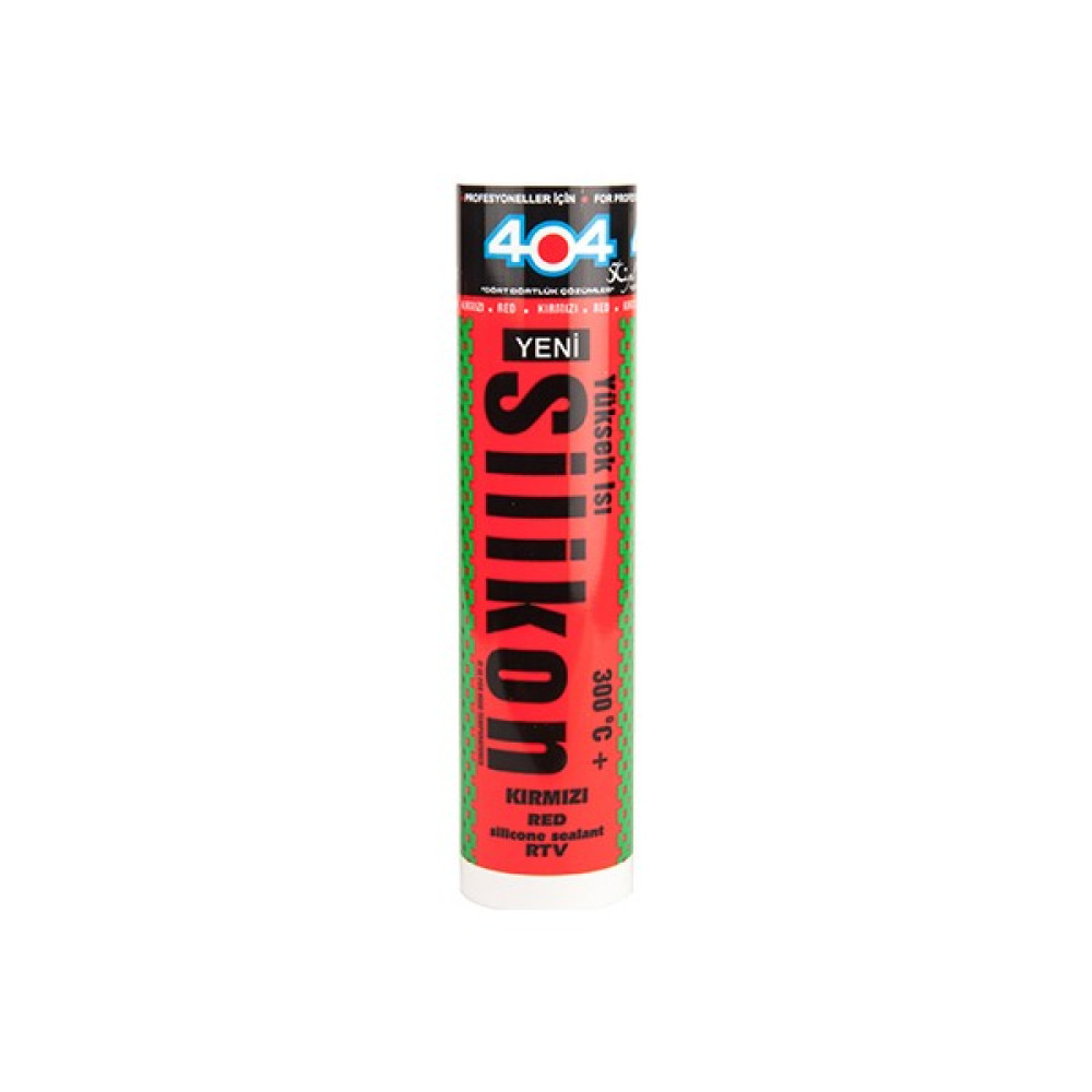 404 Silikon Isıya Dayanıklı Kırmızı 310 ML. Nalburiye & Hırdavat Fiyatı