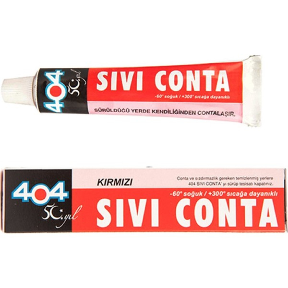 404 Sıvı Conta Kırmızı 45 Gr. - 404 Nalburiye & Hırdavat Fiyatı