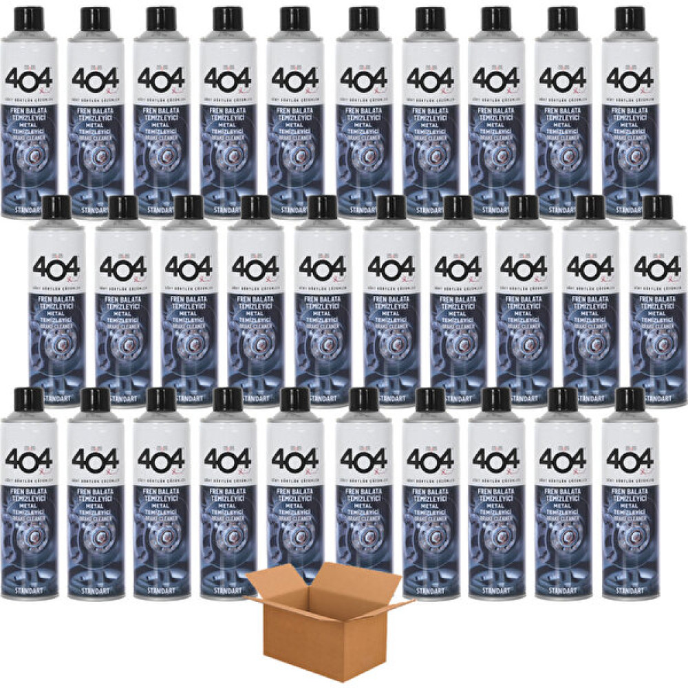 404 Sterıax 404 Fren Balata Temizleyici 500ML 30 Adet/1 Koli Bakım Spreyleri Fiyatı