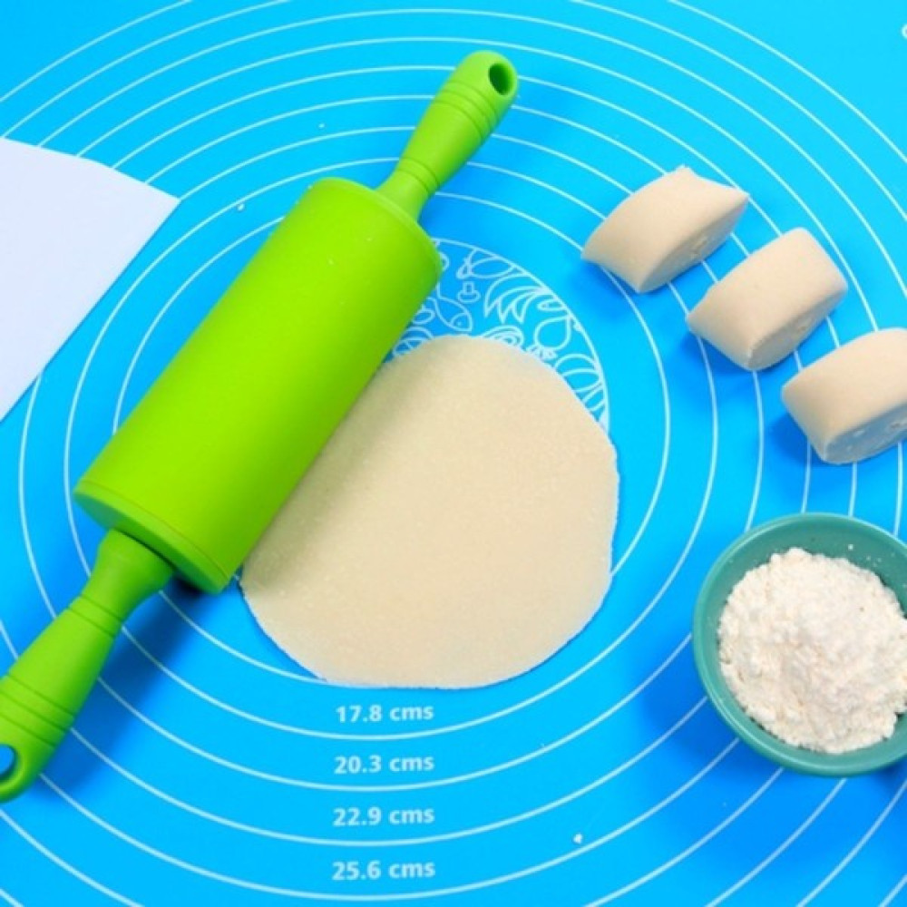 40*50 cm Silikon Ölçekli Kullanımı Kolay Hamur Açma Matı Ekmek Mantı Makarna Hamuru Yoğurma Matı - 1 Adet Mutfak Gereçleri Fiyatı