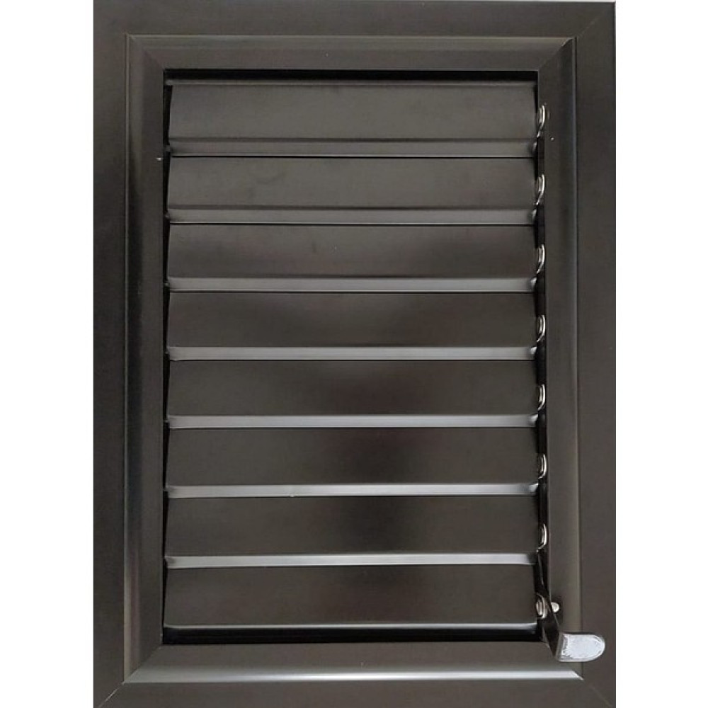45 cm x 45 cm Alüminyum Antrasit Siyah Banyo Wc Panjur ve Menfezi Nalburiye & Hırdavat Fiyatı