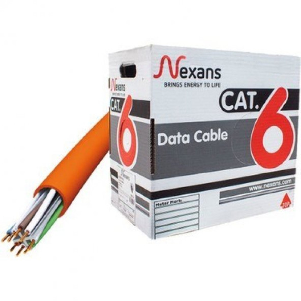 45 Metre Nexans Cat 6 Utp 4/23Awg Halogen Free U/Utp Lszh Data Kablo Elektrikli El Aletleri Fiyatı