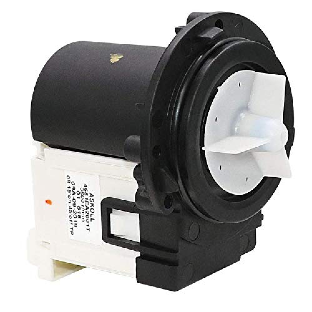 4681EA2001T OEM Washer Drain Pump Motor Replacement for Kenmore & LG - AP5328388 4681EA1007G 4681EA1007D - Fits WM2101HW WM3270CW WM3431HS WM3770HVA Washing Machines