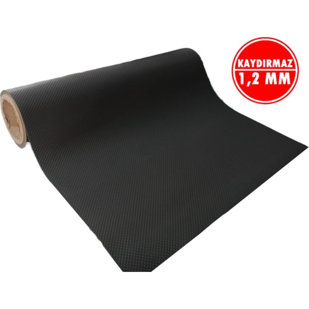 48 cm x 5 Metre Antrasit Kabartma Nokta Desenli Çekmece İçi Kaydırmaz Halı, çekmece halısı Nalburiye & Hırdavat Fiyatı