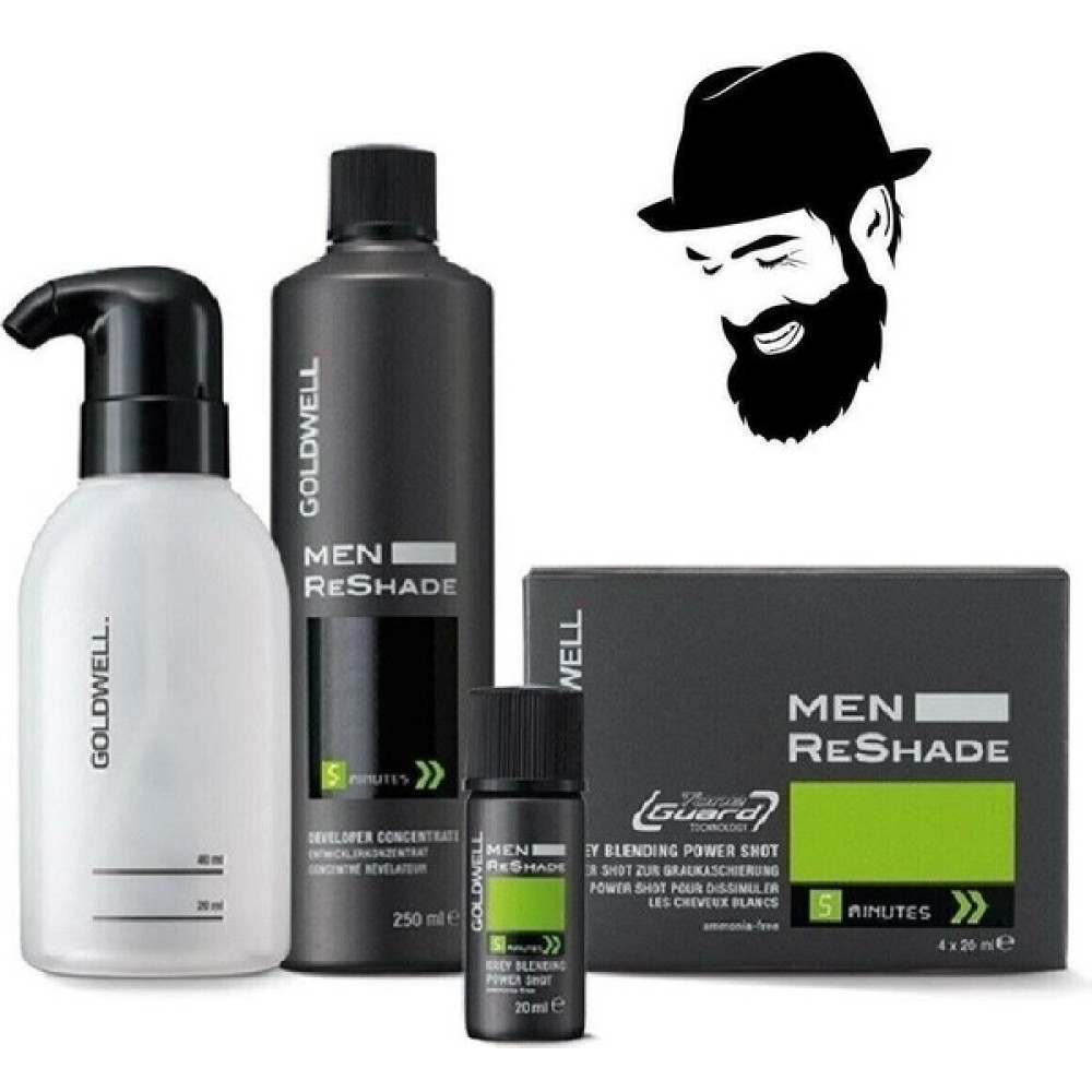 4ca Men Reshade Saç ve Sakal Boyası 4 x 20 ml + Oksidan Losyon Siyah 250 ml Saç Boyası Fiyatı