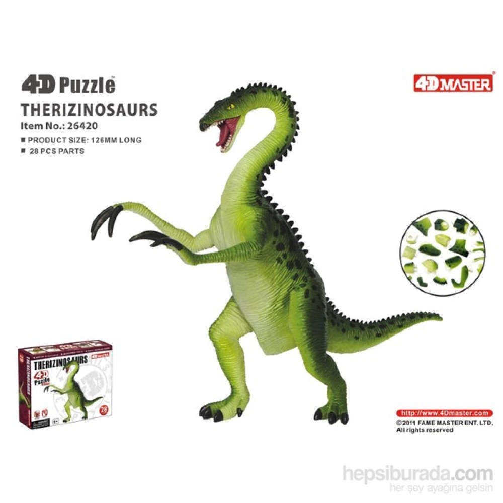 4D Master 3D Mini Puzzle Theriziosaurs Oto Boyaları Fiyatı