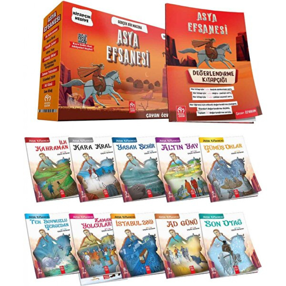 4E Asya Efsanesi 3.sınıf Hikâye Seti Model Çocuk Tarih Macera Çocuk Masal Fiyatı