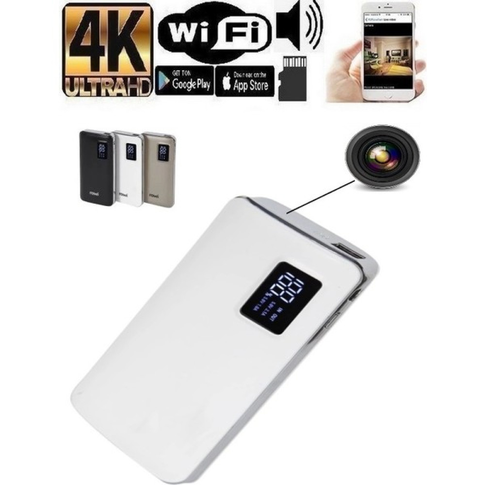 4K Wifi Gizli Powerbank Kamera Hareket Algılama Uzaktan Izleme ve Kayıt Taşınabilir Şarj Cihazı - Powerbank Fiyatı