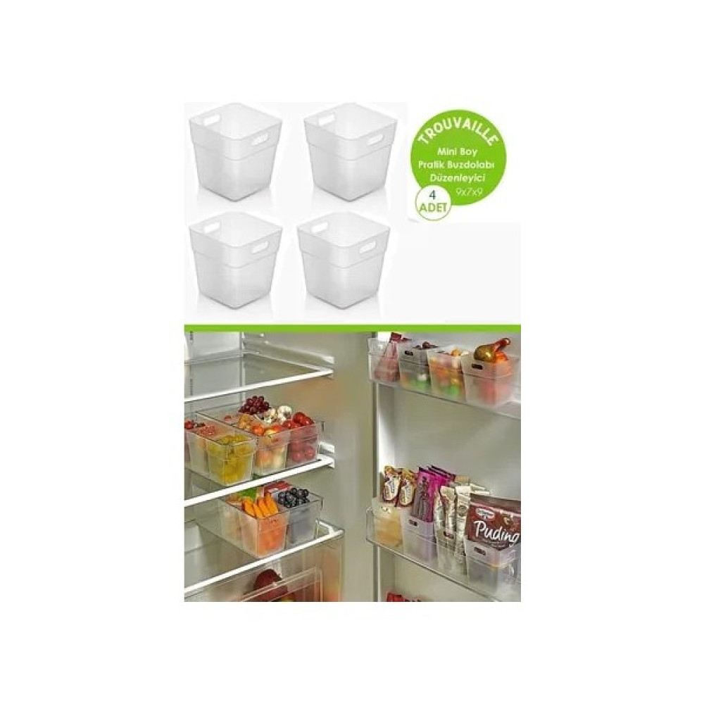 4'lü Set Buzdolabı & Kapak Içi Düzenleyici, Organizer Kutu Saklama Kapları Fiyatı