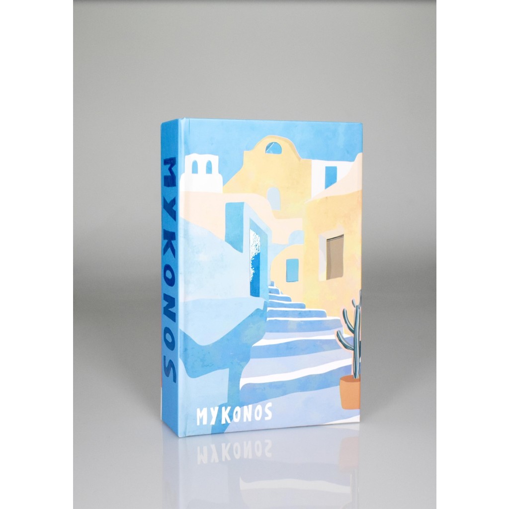 4Nio Mykonos Dekoratif Kitap Kutu - Mavi Diğer Fiyatı