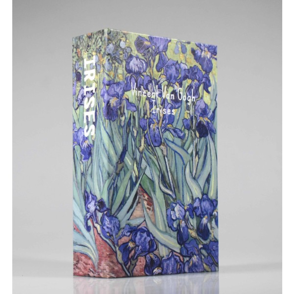 4Nio Van Gogh Irises Dekoratif Kitap Kutu - Mavi Eşya Saklama Kutusu Fiyatı