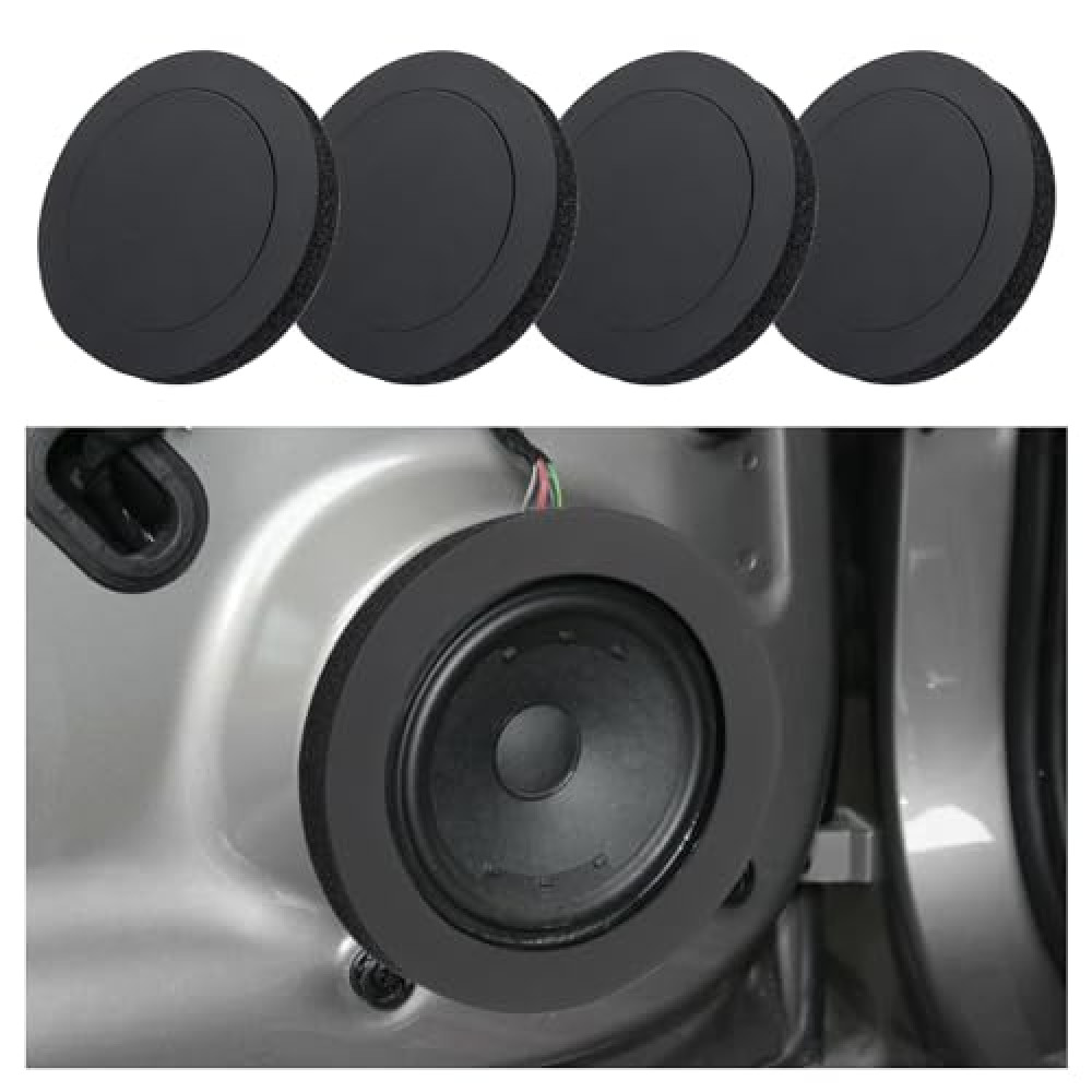 4PCS Speaker Foam Enhancer,6.5" Speaker Foam Rings for Enhancing Stereo Sound in Car Speakers,Universal Self-Adhesive Speaker Gasket Car Accessories for Car,Truck,SUV Car Speakers & Subwoofer Fiyatı