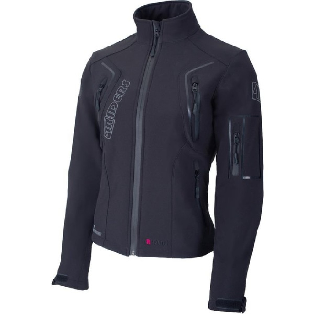 4riders Rex Korumalı Softshell Motosiklet Montu - Siyah - L Motorsiklet Montları Fiyatı