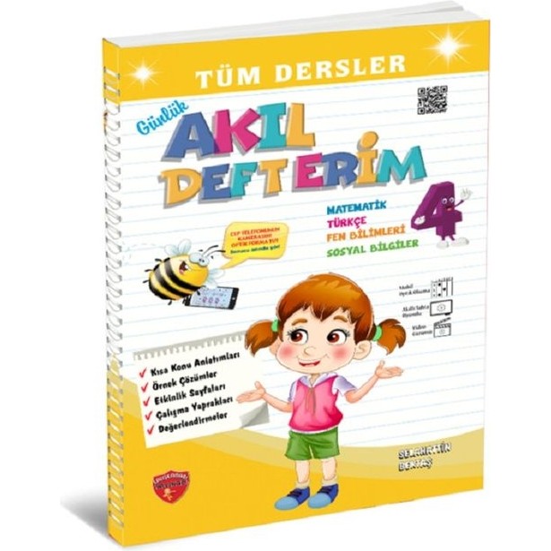 4.sınıf Günlük Akıl Defterim Tüm Dersler Defter & Kağıt Ürünleri Fiyatı