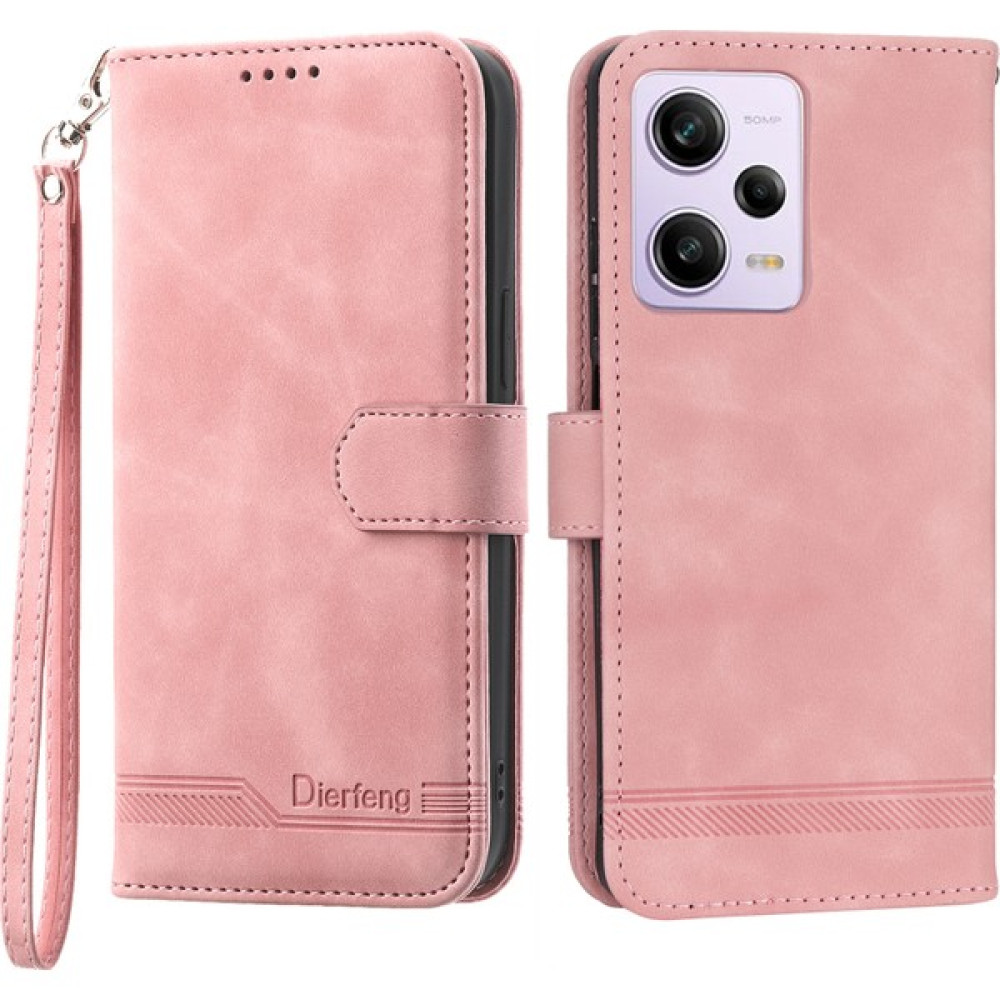 4U Sky Xiaomi Redmi Için Dierfeng Df-03 Not 12 Pro 5g/not 12 Pro Hız 5g/poco X5 Pro 5g Çizgileri Baskılı Telefon Kılıfı Stand Pu Deri Cüzdan Kapak ... Cep Telefonu Kılıfı Fiyatı