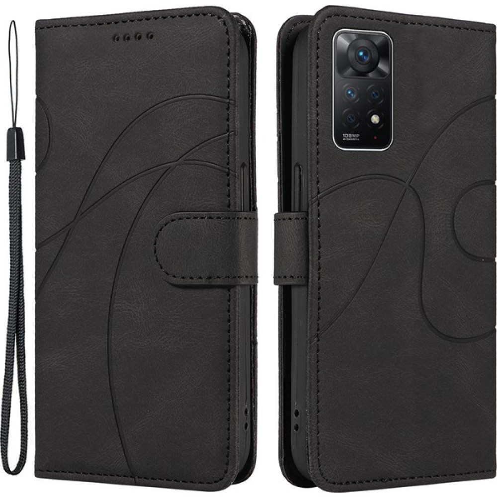 4U Sky Xiaomi Redmi Için Note 11 Pro 4g (Mediatek)/note 11 Pro 5g (Qualcomm)/note 12 Pro 4g Baskı Deri Telefon Kapağı Cüzdan Case-Black (Yurt Dışın... Cep Telefonu Kılıfı Fiyatı