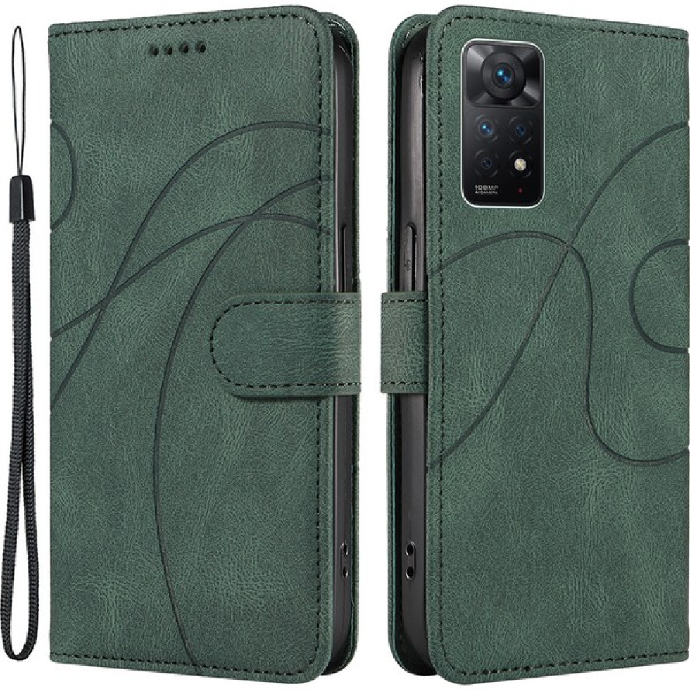 4U Sky Xiaomi Redmi Için Note 11 Pro 4g (Mediatek)/note 11 Pro 5g (Qualcomm)/note 12 Pro 4g Baskı Deri Telefon Kapağı Cüzdan Kılıf Yeşil (Yurt Dışı... Cep Telefonu Kılıfı Fiyatı